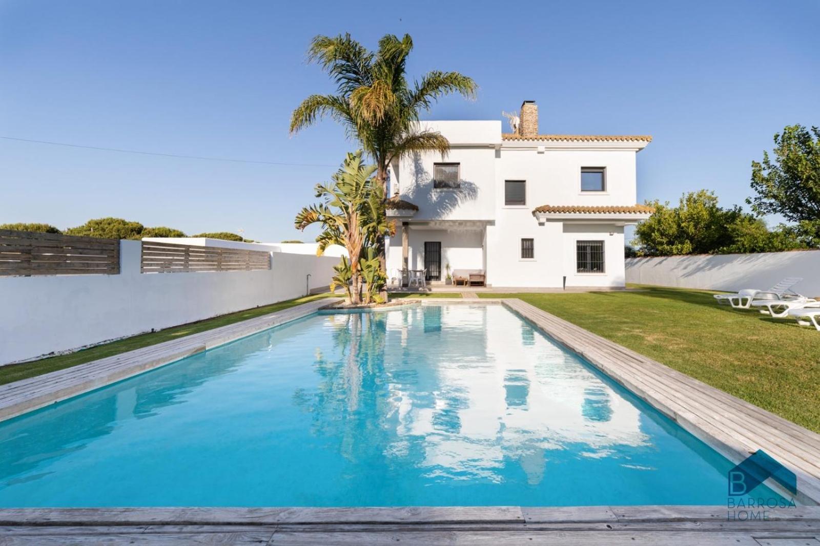 Villa La Barrosa ชิกลานา เด ลา ฟรอนเตรา ภายนอก รูปภาพ