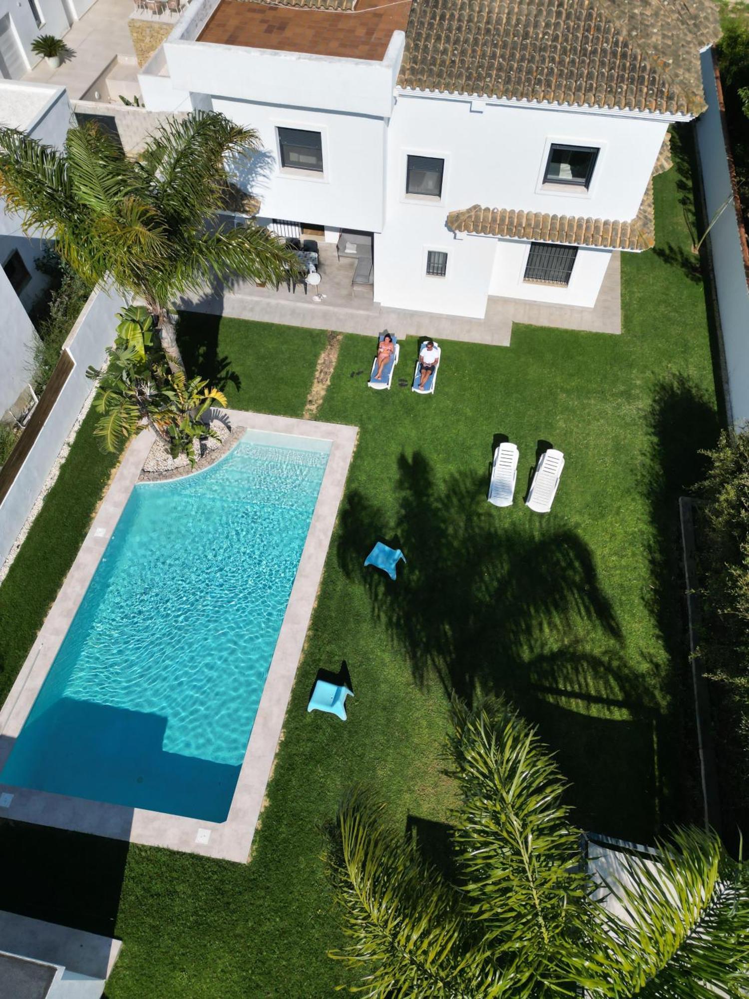 Villa La Barrosa ชิกลานา เด ลา ฟรอนเตรา ภายนอก รูปภาพ
